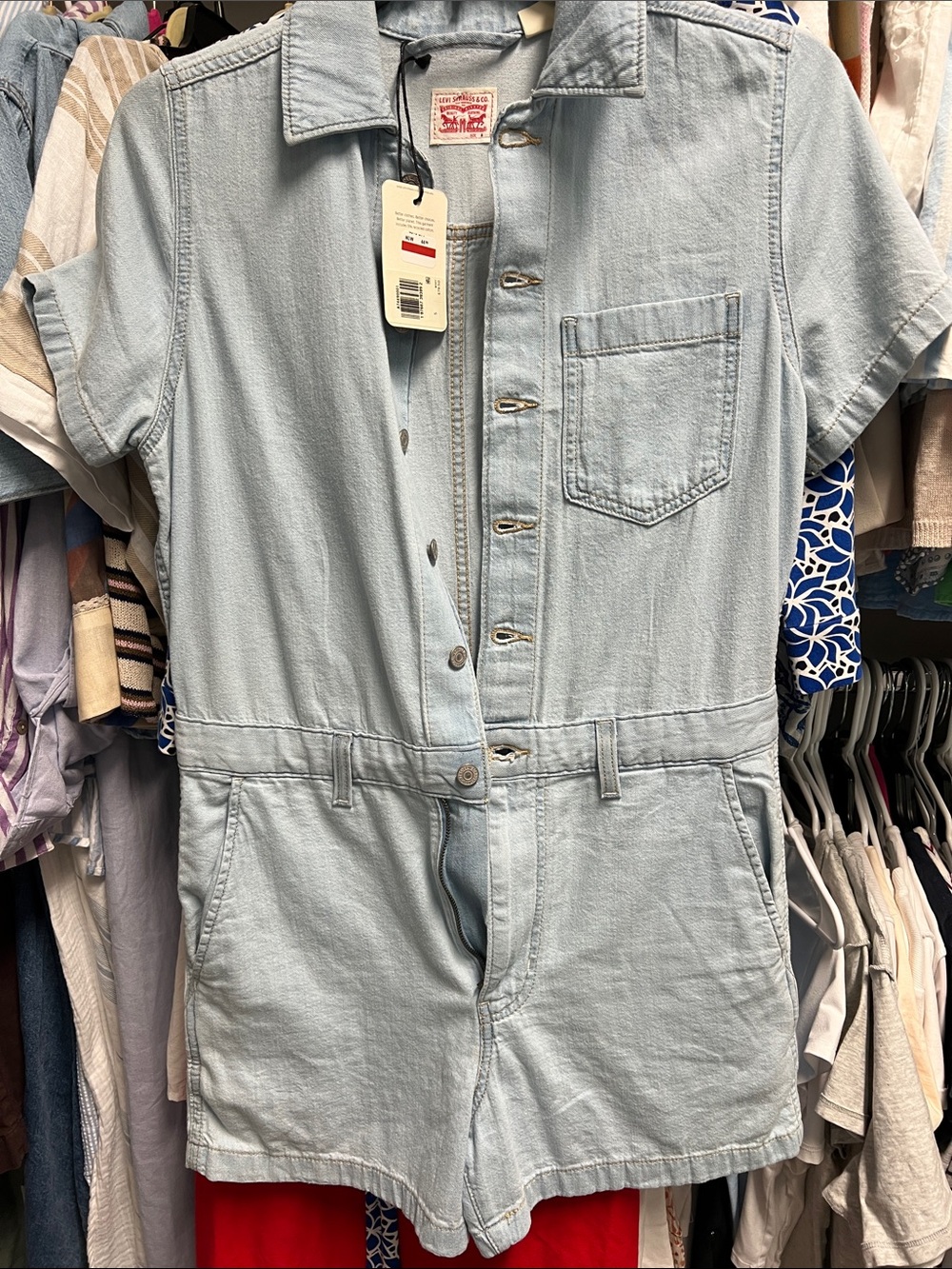NWT Levi’s Denim Romper